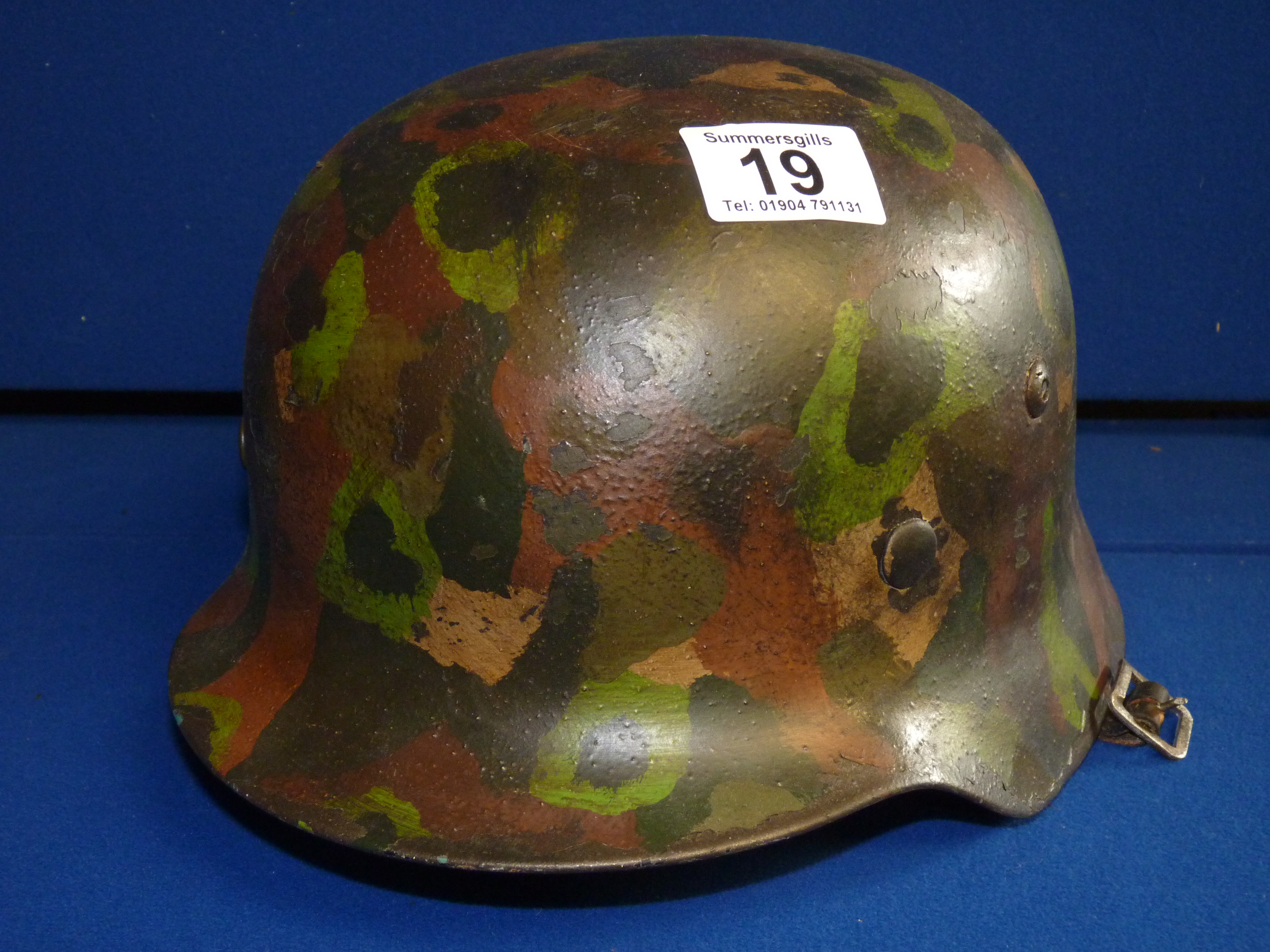 "SS" Marked German Helmet