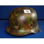 "SS" Marked German Helmet