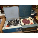 2 x record players