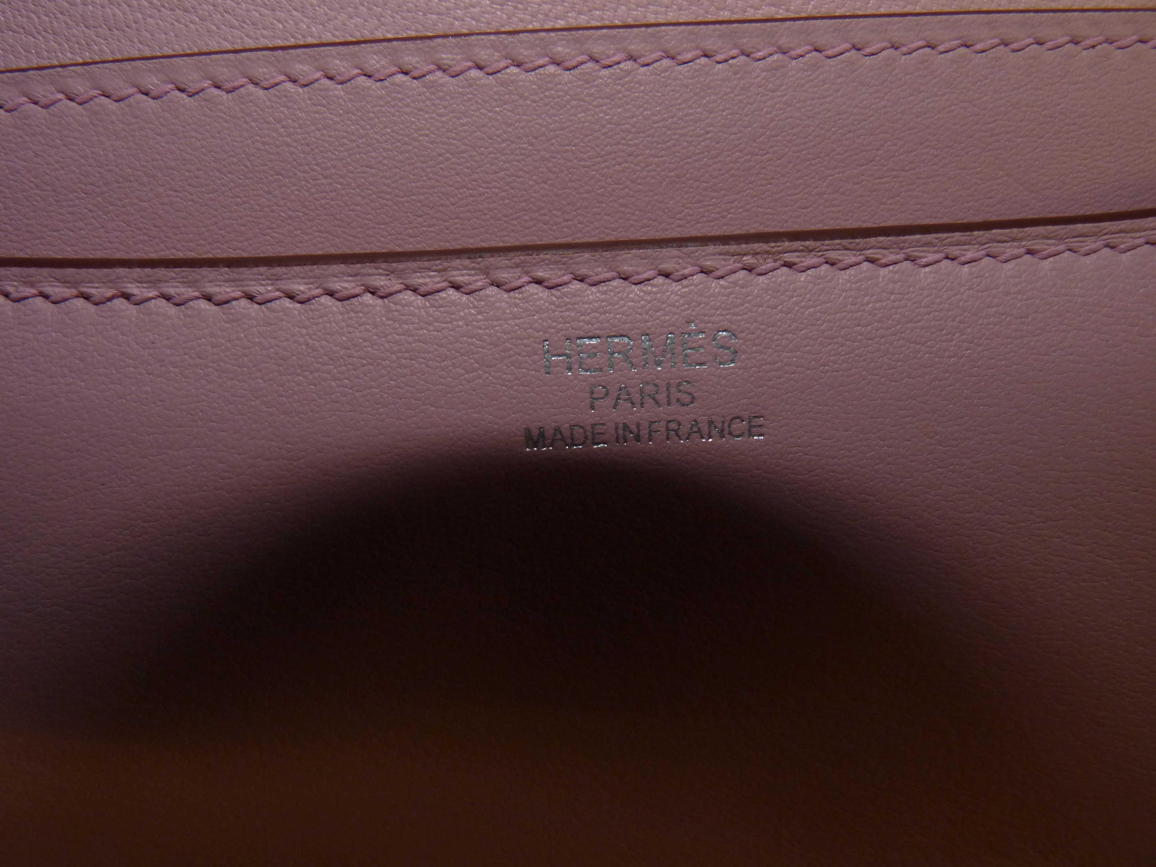 Hermes Constance handbag 24cm in pink with box and bag etc.Marked GLY745 - Image 8 of 11