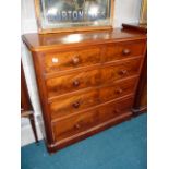 Victorian mahogany chest