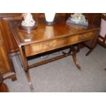 Repro. Mahogany sofa table