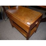 Mouseman double draw tea trolley