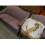 Settee and chair