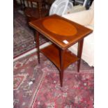 Edwardian inlaid games table