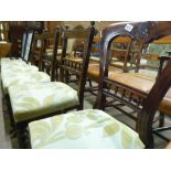 5 + 1 Victorian dining chairs