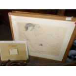 Portrait of Genevieve Laport Print by Picasso 2/1000