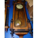 Large glass fronted wallclock