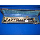 F Buisson Paris cased flute