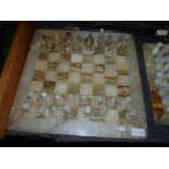 Onyx chess set