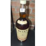 Large Bells Scotch Whisky bottle