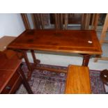 Victorian inlaid side table