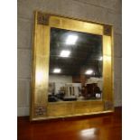 Modern gilt mirror