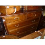 4ht antique mahogany chest