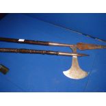 Reproduction axe and spear set