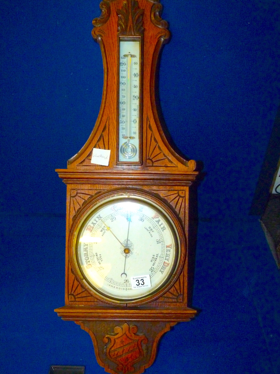 Antique Aneroid barometer