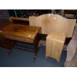 Repro sofa table and bedside cupboard