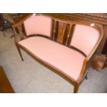 Edwardian inlaid couch