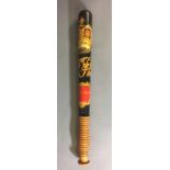 A VICTORIAN POLICE TRUNCHEON Painted with Royal Cypher over gilt inscription 'Ashendon', the