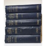 WINSTON CHURCHILL, 'THE WORLD CRISIS' London, Thornton Butterworth, 5 vols, 8 vol., mixed