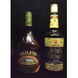 TWO BOTTLES OF VINTAGE IRISH CREAM LIQUEUR To include a bottle of Jameson's Irish Velvet 700ml and a