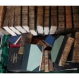 A SELECTION OF MAINLY 19TH CENTURY CONTINENTAL BINDINGS Two mixed trays.