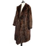 A COLLECTION OF FOUR VINTAGE FUR COATS To include two full length dark fur and two short coats. (