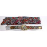 LIBERTY OF LONDON A GOLD PLATED LADIES WRISTWATCHhaving a fabric design to dial and matching