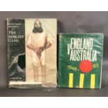 THE NOBLEST GAME NEVILLE CARDUS JOHN ARLOTT Large format along with Rothmans book of Test Matches