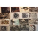 A LARGE MIXED QUANTITY OF MAINLY 20TH CENTURY POSTCARDS, CIRCA 1500 Including UK, literacy, London