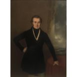 PORTRAIT OF JOHN EDYE C.B. F.R.S. ASSISTANT SURVEYOR OF ROYAL NAVY, CIRCA 1860 Bearing detailed