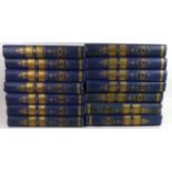 A SET OF VICTORIAN POPULAR ENCYCLOPAEDIA/CONVERSATIONS LEXICON HARDBACK BOOKS, FOURTEEN VOLS