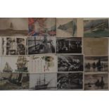 A COLLECTION OF THREE HUNDRED EARLY 20TH CENTURY POSTCARDS Mixed selection, real photographic,