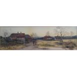 WILL ANDERSON, 1880 - 1885, A PAIR OF WATERCOLOUR Landscapes, farmyard scenes with figures, signed