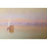 MANSELL GOWEY, A PAIR OF WATERCOLOUR LANDSCAPES Middle-Eastern scenes, signed lower right,