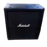 A MARSHALL MG412A 4x12” SPEAKER CABINET Fitted with Celestion speakers, together with a Marshall B25