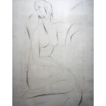 FRANK HILL, A 20TH CENTURY LIMITED EDITION (23/200) SIGNED PRINT Female nude, numbered, framed and