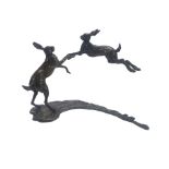 *THIS LOT MAY ATTRACT ARR* LUCY KINSELLA BRITISH B 1960, A LIMITED EDITION (5/20) BRONZE SCULPTURE