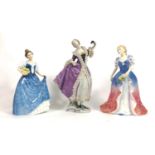A COLLECTION OF THREE 20TH CENTURY PORCELAIN FIGURES To include two Royal Doulton Collector’s Club