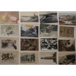 A COLLECTION OF TWO HUNDRED 20TH CENTURY POSTCARDS Mixed selection including seven large format