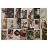 A MIXED COLLECTION OF EARLY 20TH CENTURY POSTCARDS Topographical, London, Oxford, Bodmin Moor etc.