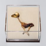 A 20TH CENTURY LLAMA FOETUS DISPLAYED IN A LATER CASE From ‘The Mercado De Las Brujas Witches'