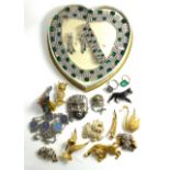 AN ART DECO DIAMANTÈ AND PASTE NECKLACE, EARRINGS AND BRACELET SET Retaining original James Walker ,