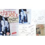 A COLLECTION OF 20TH CENTURY THEATRE AUTOGRAPHS AND EPHEMERA ?The Theatre Royal Haymarket Production