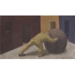 JOHN ARMSTRONG, A.R.A., 1893 - 1973, OIL ON CANVAS Titled 'Sisyphus, 1964', signed and dated. (