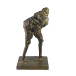 OLIFFE RICHMOND, 1919 - 1977, BRONZE (3/6), 1970 Untitled 'Striding Figure', signed with initials
