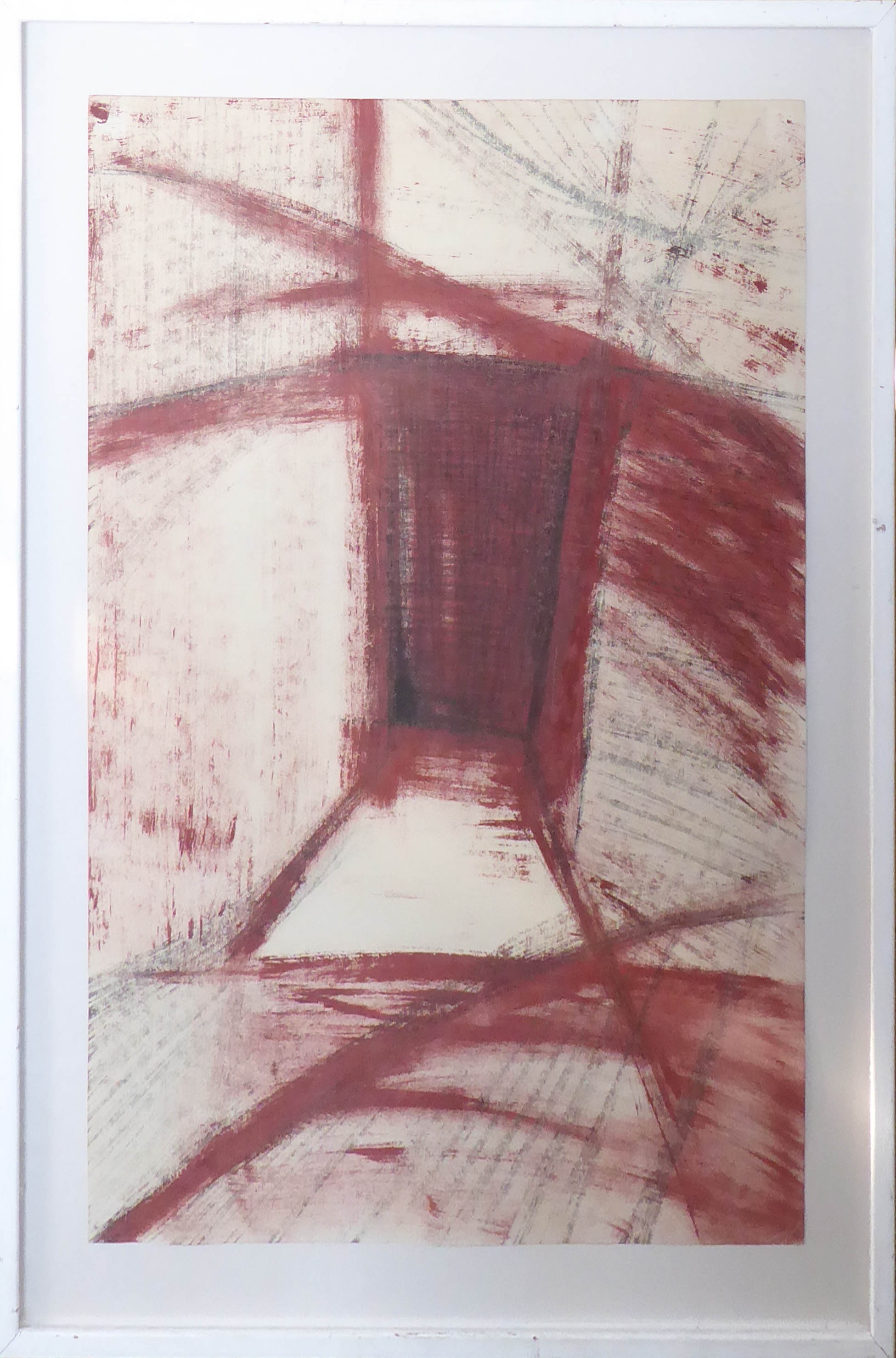 JOHN MILNE, 1931 - 1978, MIXED MEDIA Untitled, study for Les Baux, framed and glazed. (56cm x 77. - Image 2 of 3