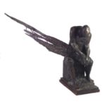 MICHAEL AYRTON, 1921 - 1975, BRONZE, EDITION OF 6 Titled 'Daedalus Wingmaker, 1960'. (overall 45.8cm