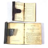 'TILT'S MINIATURE ALMANASCH 1858', MINIATURE BOOKS Along with 'Crumbs from the Master's Table',