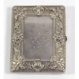 KERR & CO., AN EARLY 20TH CENTURY AMERICAN SILVER CIGARETTE CASE Embossed with classical form